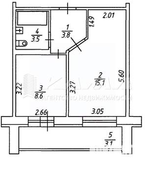 1-к квартира, вторичка, 31м2, 8/10 этаж