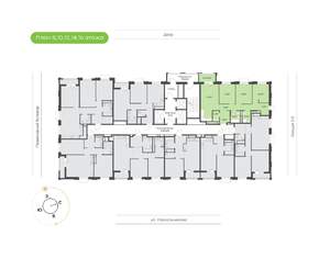 3-к квартира, вторичка, 83м2, 8/24 этаж