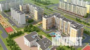 1-к квартира, строящийся дом, 39м2, 14/18 этаж