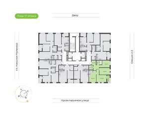 3-к квартира, вторичка, 75м2, 17/20 этаж