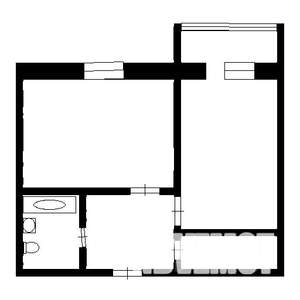 1-к квартира, вторичка, 28м2, 5/9 этаж