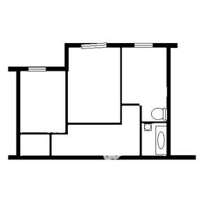 2-к квартира, вторичка, 51м2, 9/9 этаж