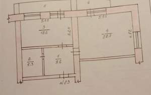 2-к квартира, вторичка, 62м2, 7/9 этаж