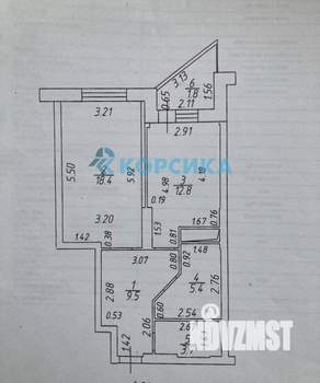 1-к квартира, вторичка, 52м2, 10/16 этаж