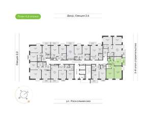 2-к квартира, вторичка, 60м2, 5/14 этаж