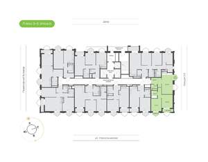 2-к квартира, вторичка, 65м2, 3/24 этаж