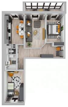 3-к квартира, строящийся дом, 75м2, 7/11 этаж