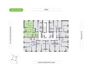 3-к квартира, вторичка, 78м2, 7/20 этаж