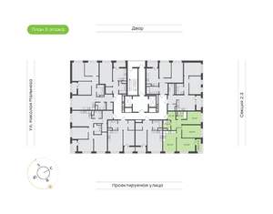 3-к квартира, вторичка, 75м2, 3/20 этаж