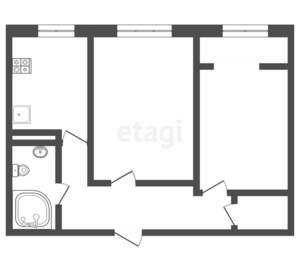 2-к квартира, вторичка, 53м2, 7/9 этаж