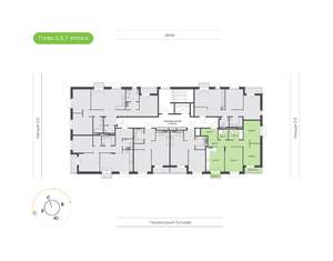 3-к квартира, вторичка, 72м2, 5/9 этаж