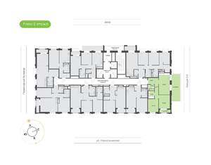 2-к квартира, вторичка, 70м2, 2/24 этаж