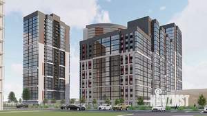 1-к квартира, строящийся дом, 26м2, 21/25 этаж