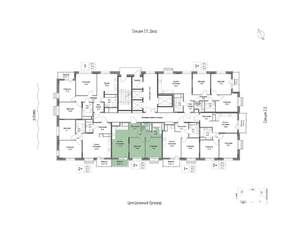 2-к квартира, вторичка, 56м2, 20/24 этаж