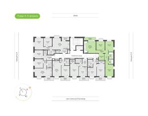 3-к квартира, вторичка, 81м2, 6/9 этаж