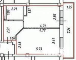 1-к квартира, вторичка, 41м2, 5/17 этаж