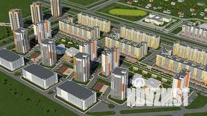 1-к квартира, строящийся дом, 43м2, 8/18 этаж
