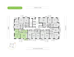 2-к квартира, вторичка, 63м2, 14/24 этаж