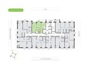2-к квартира, вторичка, 57м2, 3/24 этаж