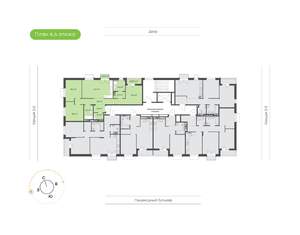 3-к квартира, вторичка, 89м2, 6/9 этаж
