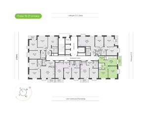 2-к квартира, вторичка, 55м2, 15/24 этаж