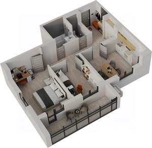 2-к квартира, строящийся дом, 63м2, 10/18 этаж