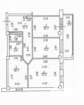 3-к квартира, вторичка, 67м2, 18/18 этаж