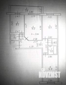 3-к квартира, вторичка, 69м2, 6/10 этаж