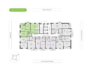 3-к квартира, вторичка, 83м2, 11/21 этаж