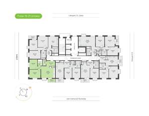 2-к квартира, вторичка, 63м2, 15/24 этаж