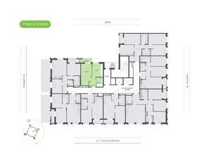 1-к квартира, вторичка, 39м2, 2/16 этаж