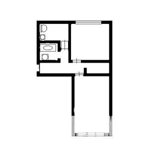 2-к квартира, вторичка, 44м2, 3/5 этаж