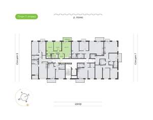 2-к квартира, вторичка, 65м2, 7/9 этаж