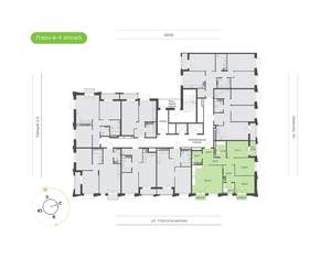 3-к квартира, вторичка, 90м2, 4/16 этаж