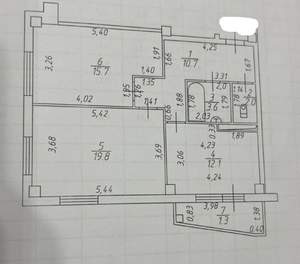 2-к квартира, вторичка, 65м2, 11/18 этаж