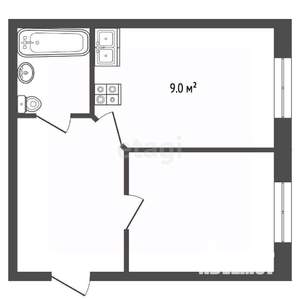 2-к квартира, вторичка, 56м2, 8/10 этаж