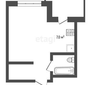 2-к квартира, вторичка, 56м2, 7/25 этаж