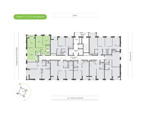 3-к квартира, вторичка, 84м2, 11/24 этаж