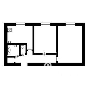 2-к квартира, вторичка, 42м2, 4/5 этаж