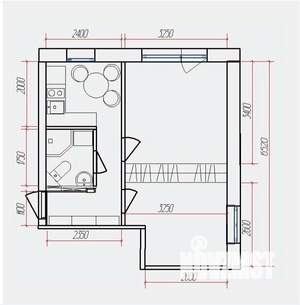 1-к квартира, вторичка, 33м2, 3/5 этаж