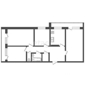 4-к квартира, вторичка, 76м2, 7/9 этаж