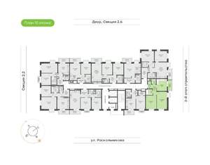 2-к квартира, вторичка, 60м2, 10/14 этаж