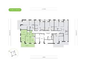 3-к квартира, вторичка, 82м2, 2/9 этаж