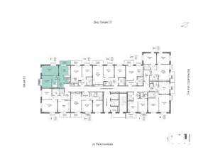 2-к квартира, вторичка, 56м2, 5/14 этаж