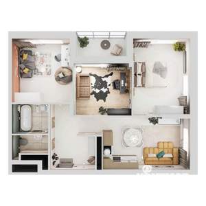 4-к квартира, строящийся дом, 78м2, 5/22 этаж