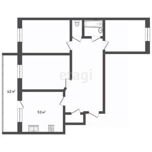 3-к квартира, вторичка, 73м2, 7/10 этаж