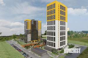 2-к квартира, строящийся дом, 52м2, 18/25 этаж