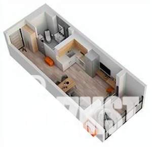 1-к квартира, строящийся дом, 27м2, 15/18 этаж