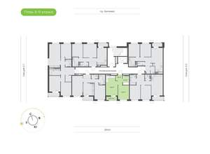 1-к квартира, вторичка, 40м2, 5/24 этаж