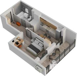 1-к квартира, вторичка, 41м2, 18/18 этаж